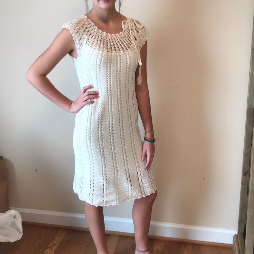 NWOT BCBG Max Azria crochet dress